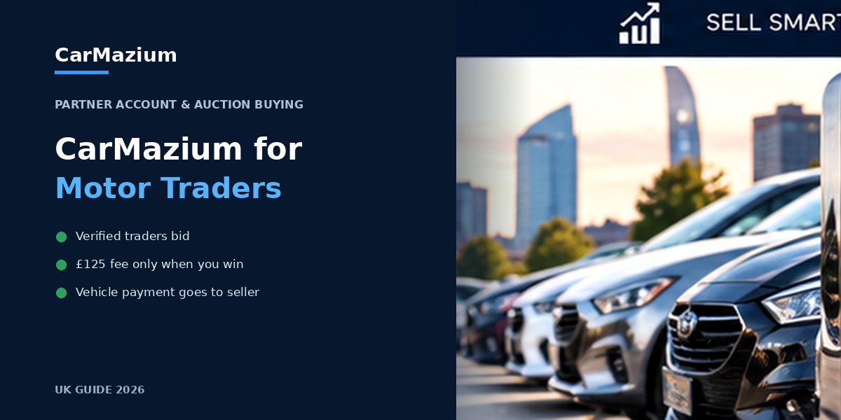 CarMazium for Motor Traders: How Partner Accounts and Auction Buying Work