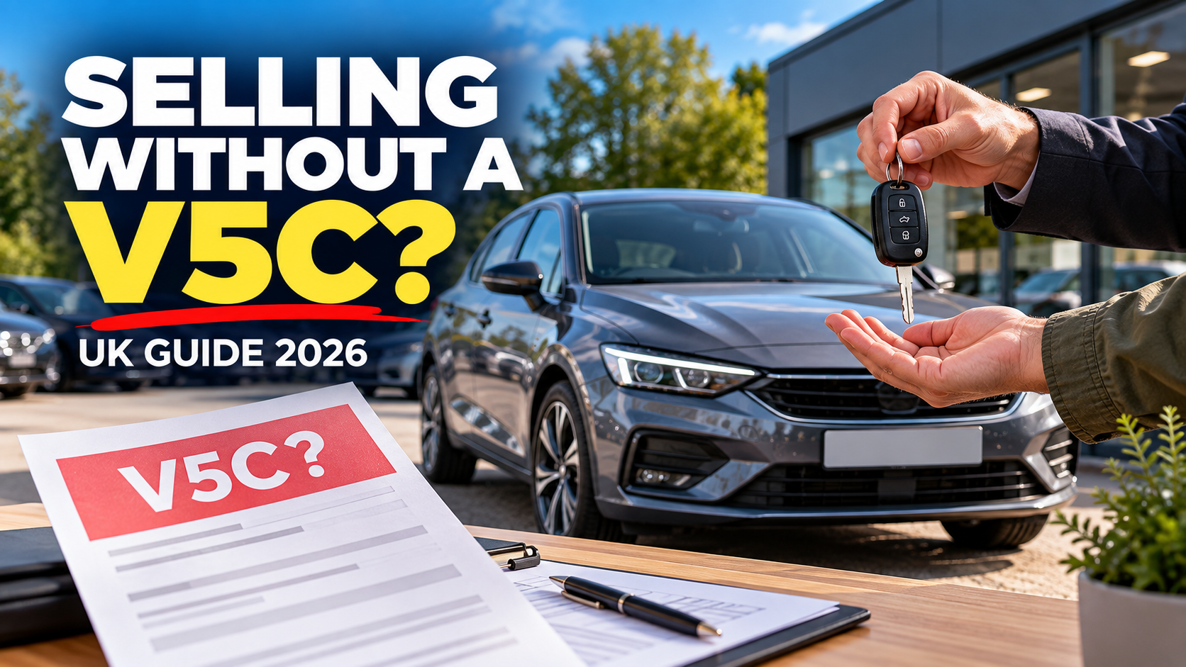 Can You Sell a Car Without a V5C? UK Guide 2026