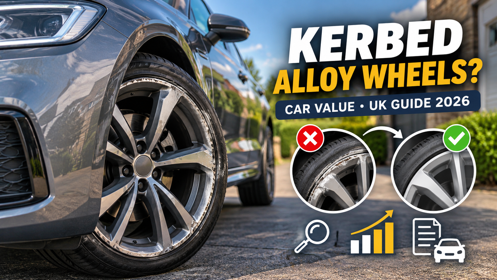 Do Alloy Wheel Damage and Kerbing Affect Car Value? UK Guide 2026