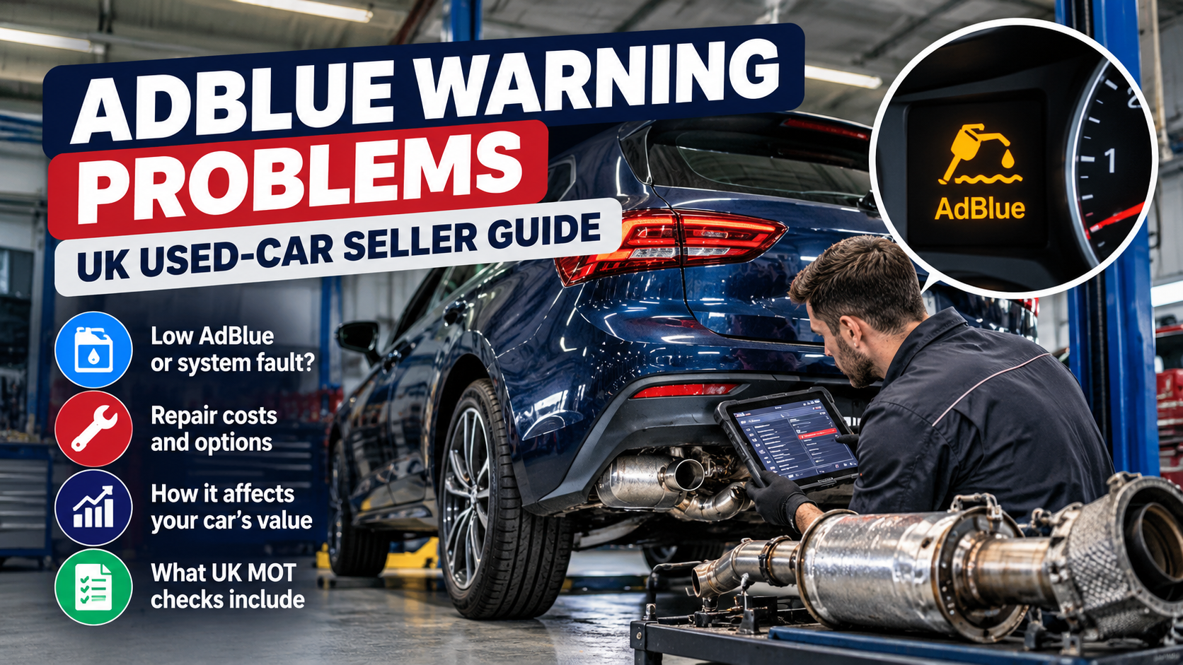 AdBlue Warning Problems: What UK Used-Car Sellers Should Know