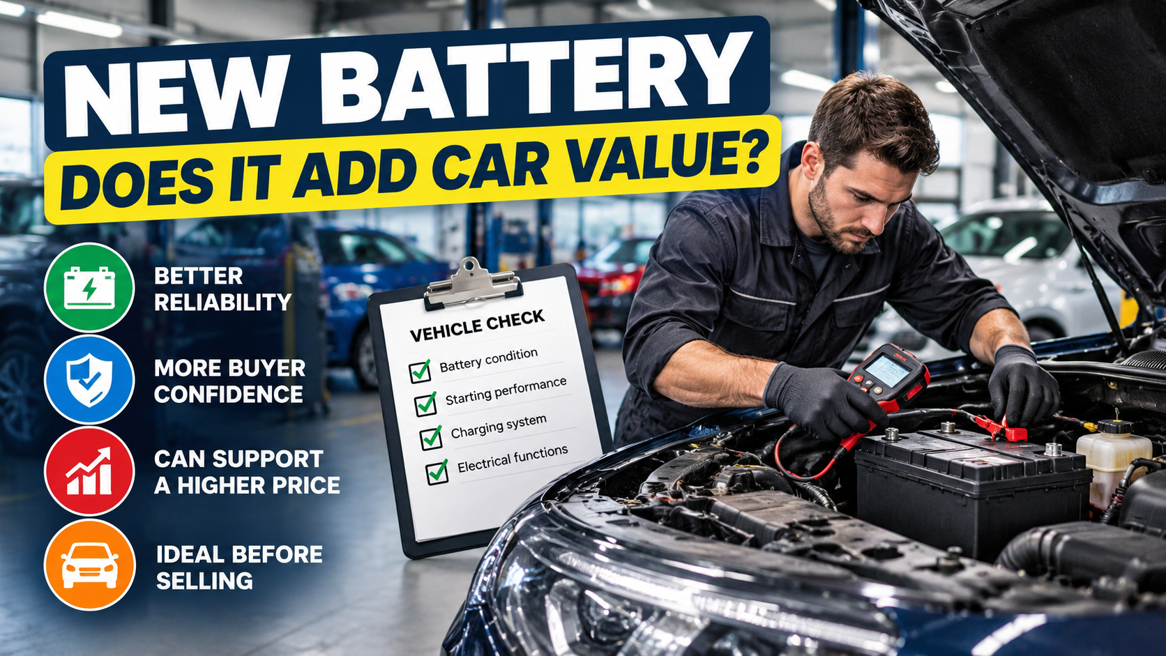 Does a New Battery Increase a Used Car's Value? UK Guide 2026