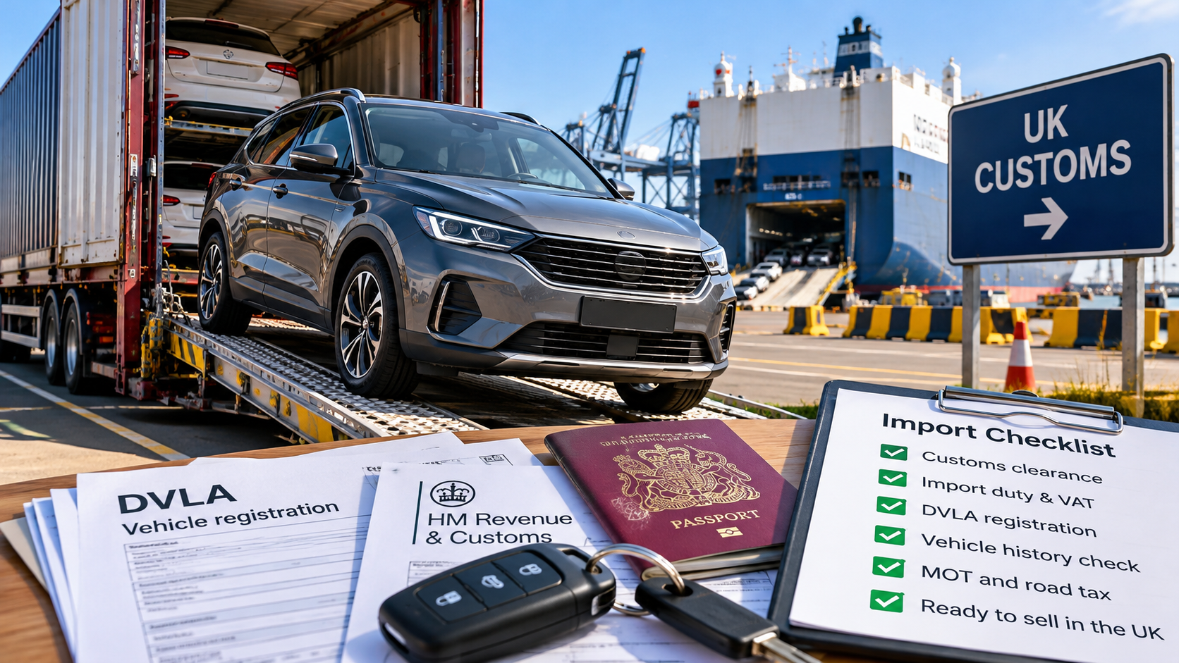 How to Sell an Imported Car in the UK: Documents, Checks & Pricing Guide 2026