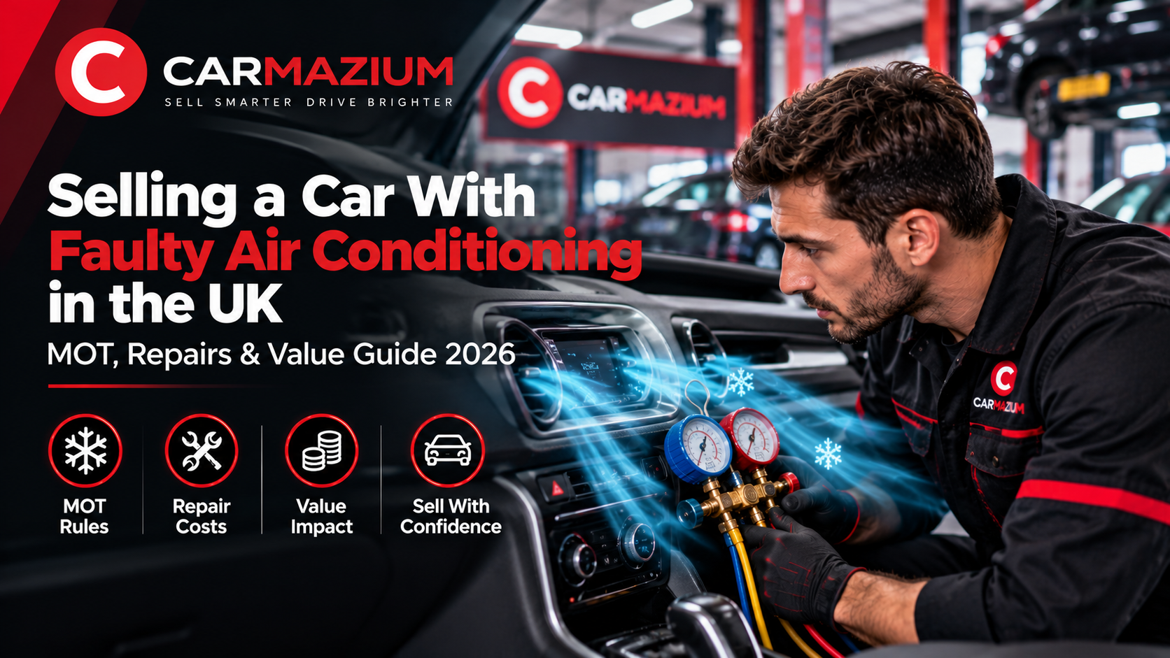 Selling a Car With Faulty Air Conditioning in the UK: MOT, Repairs & Value Guide 2026