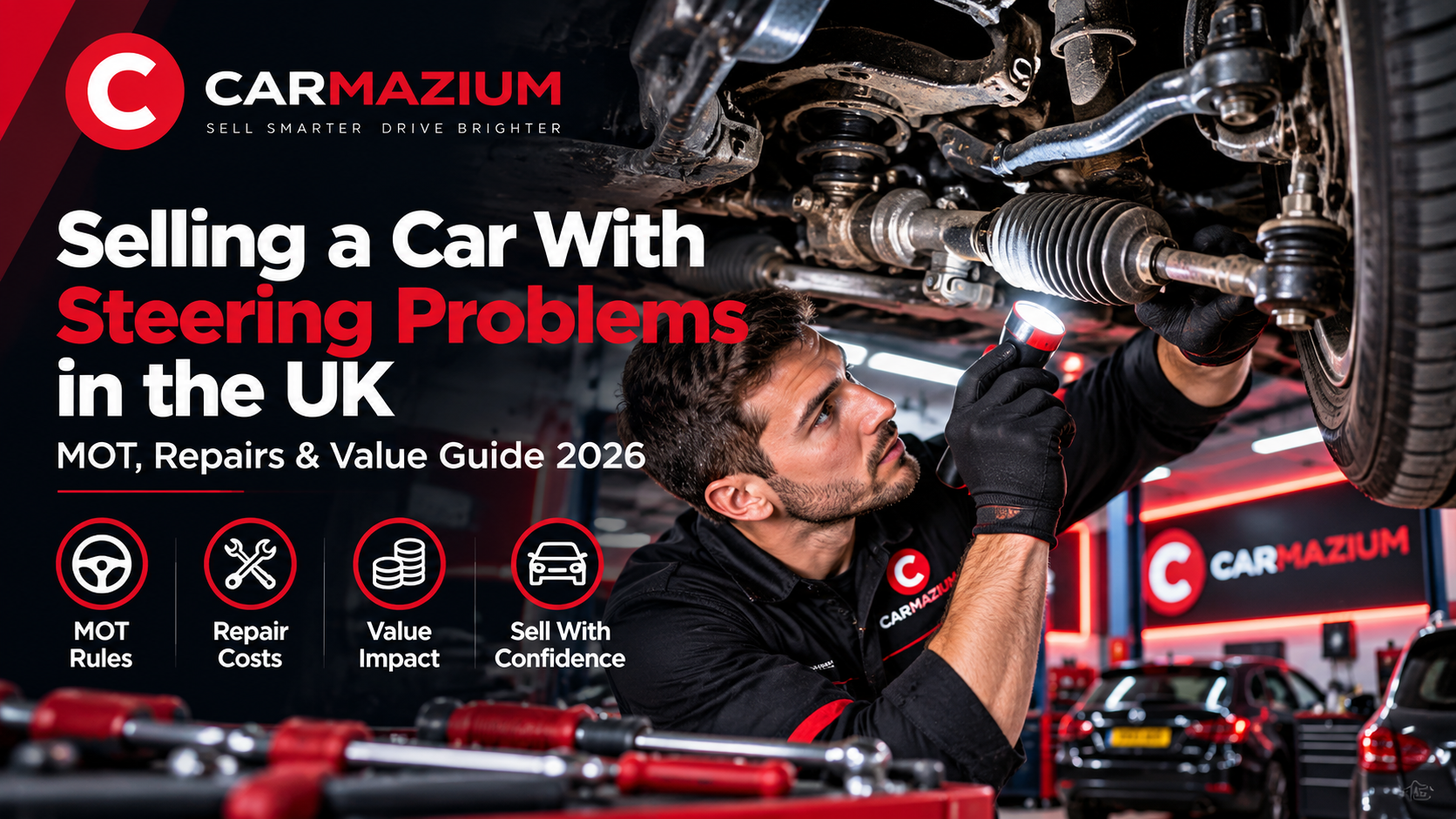 Selling a Car With Steering Problems in the UK: MOT, Repairs & Value (2026)