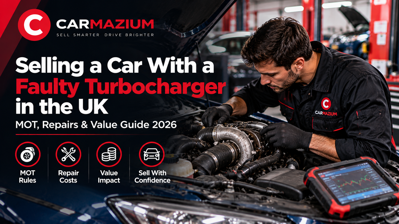 Selling a Car With a Faulty Turbocharger in the UK: MOT, Repairs & Value (2026)